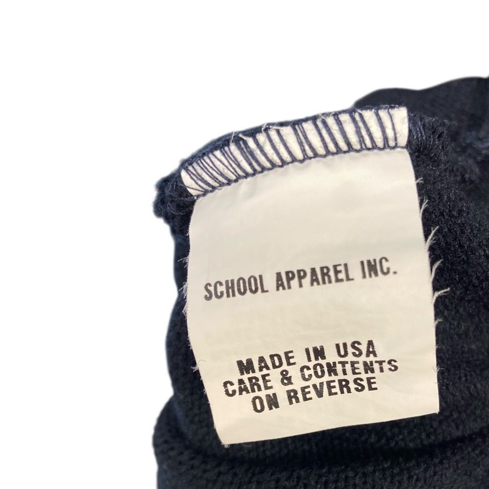 School Apparel Inc SAI Black V-neck Cottagecore Sweater Size XL - Picture 5 of 5